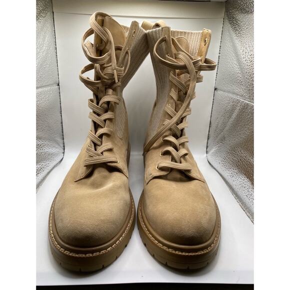 NWOB Sam Edelman Lydell Combat Boot Sesame 9 Blogger Favorite - Picture 6 of 7